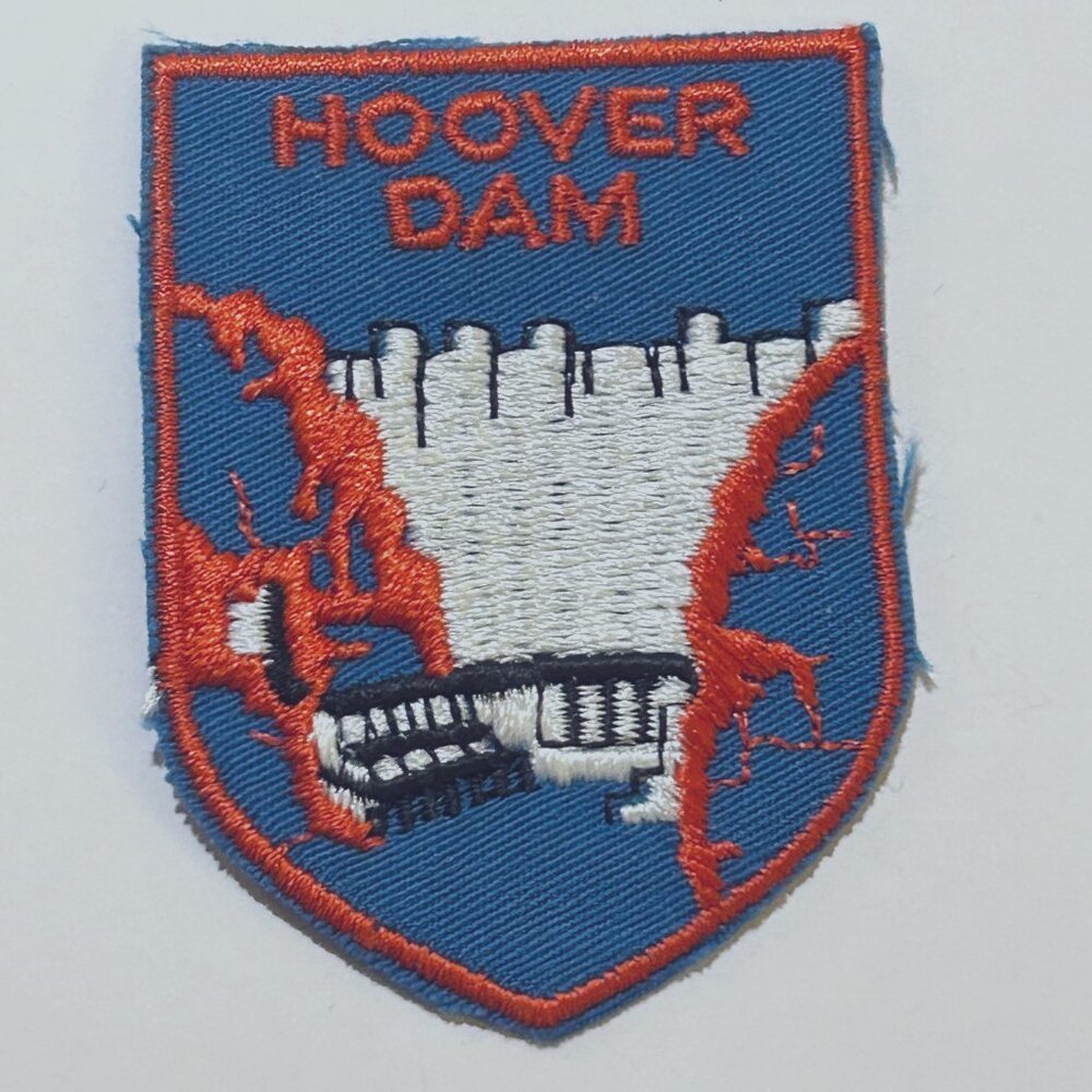 Hoover Dam Embroidered Patch UNUSED
